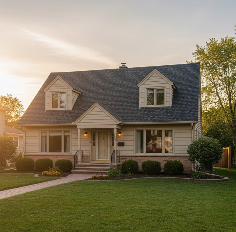 Beautiful Milwaukee home with newly replaced roof for Apexium Roofing