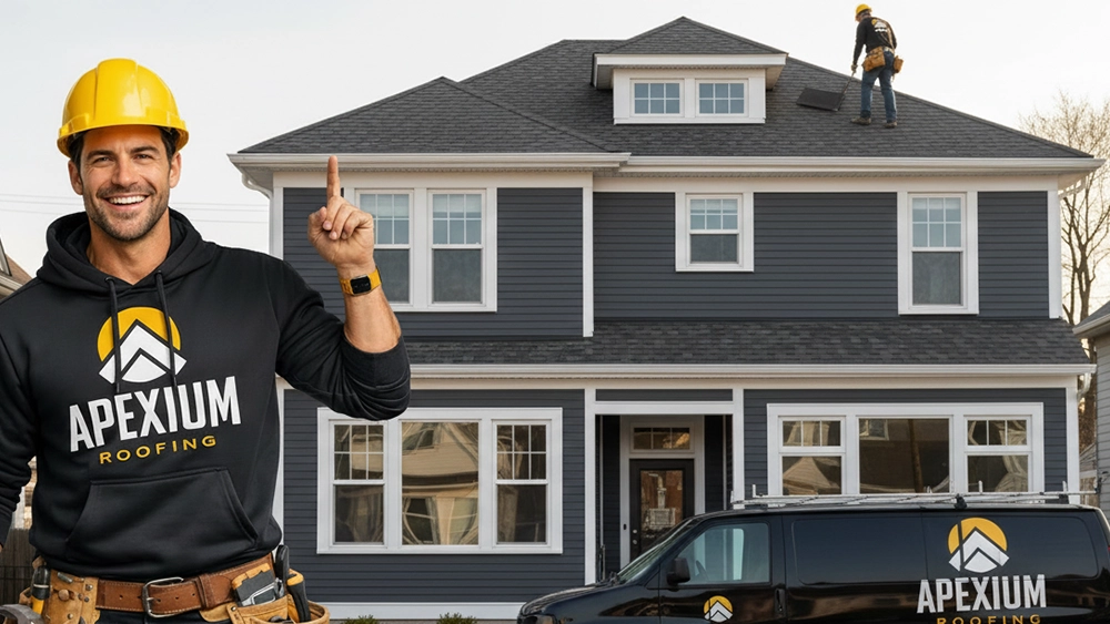 Apexium Roofing providing dependable roofing services for a property in Shorewood